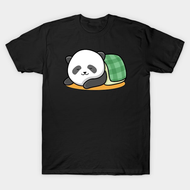 sleeping panda T-Shirt by BarnawiMT